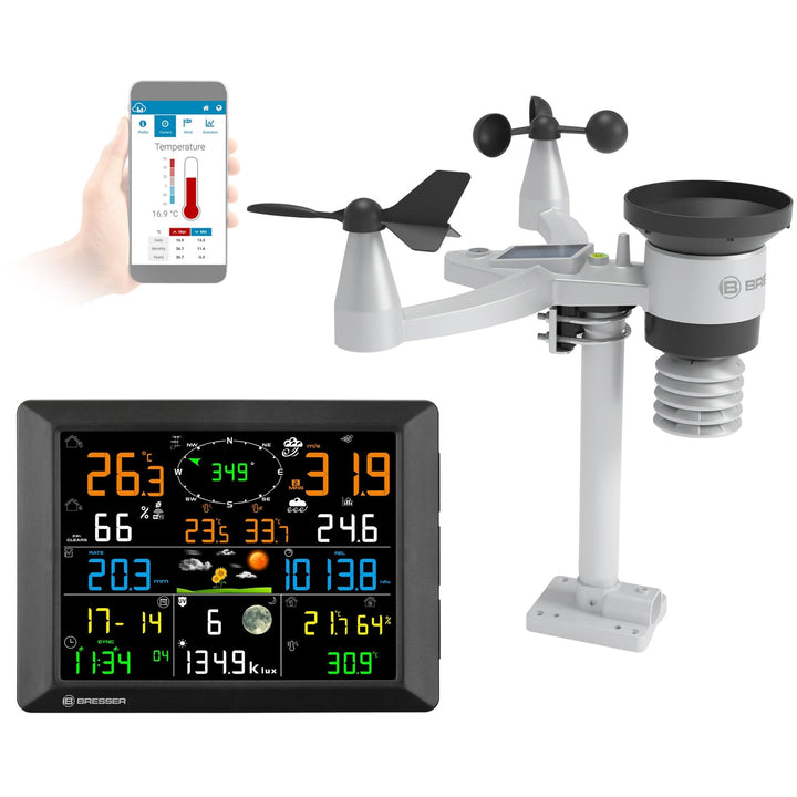 Bresser 15013 Terral 7-in-1 LoRa Weather Station with Wi-Fi &amp; 1.5km Range - Weather Shop