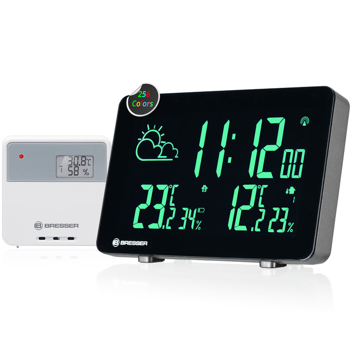 Bresser 15231 Colour Changing Weather Station with Thermo-Hygro Sensor