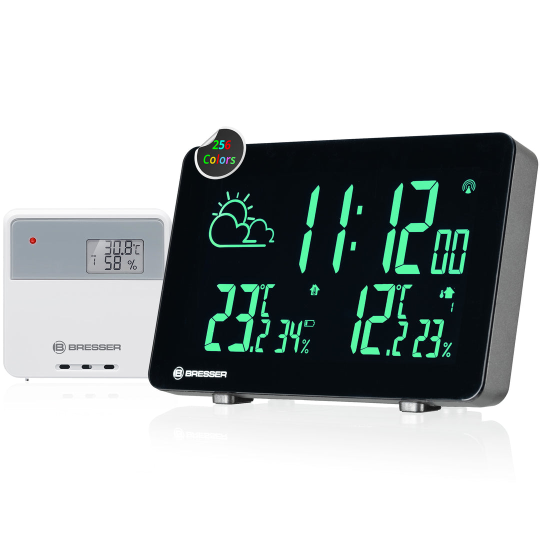 Bresser 15231 Colour Changing Weather Station with Thermo-Hygro Sensor