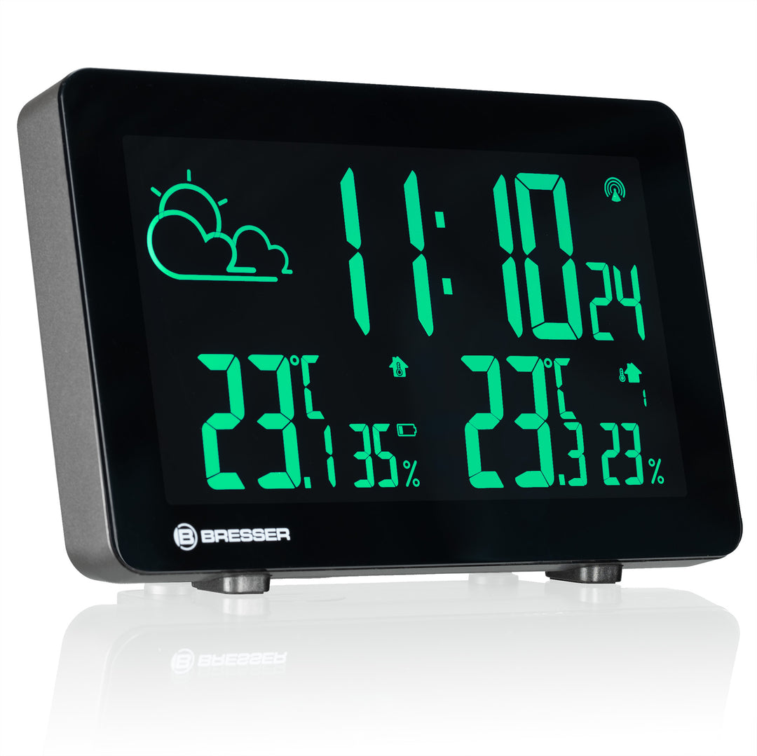 Bresser 15231 Colour Changing Weather Station with Thermo-Hygro Sensor