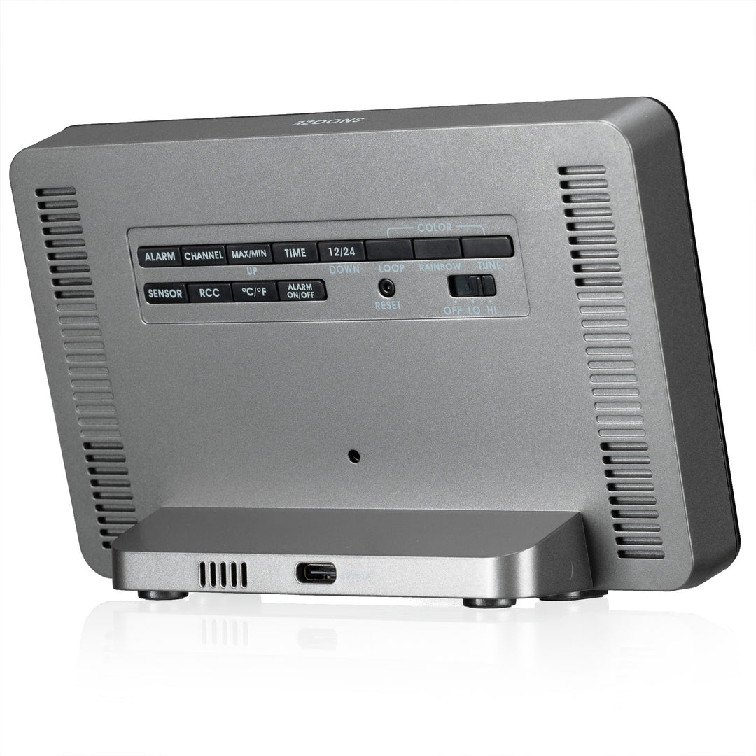 Bresser 15231 Colour Changing Weather Station with Thermo-Hygro Sensor