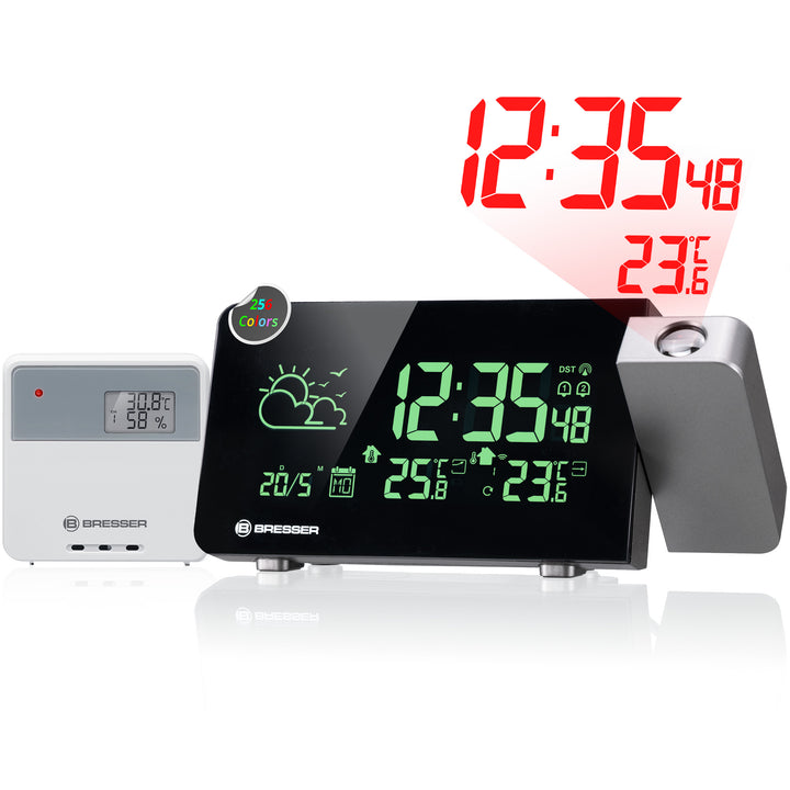 Bresser 15232 Projection Weather Station with Colour Change &amp; Thermo-Hygro Sensor