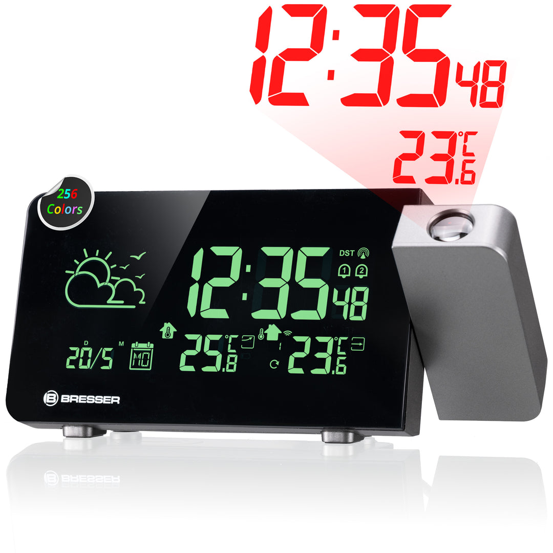 Bresser 15232 Projection Weather Station with Colour Change &amp; Thermo-Hygro Sensor