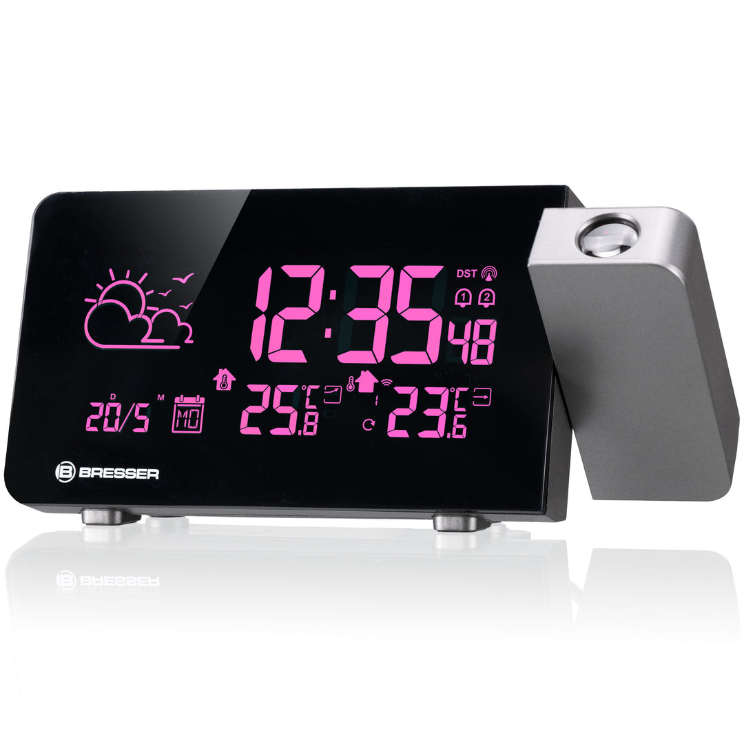 Bresser 15232 Projection Weather Station with Colour Change &amp; Thermo-Hygro Sensor