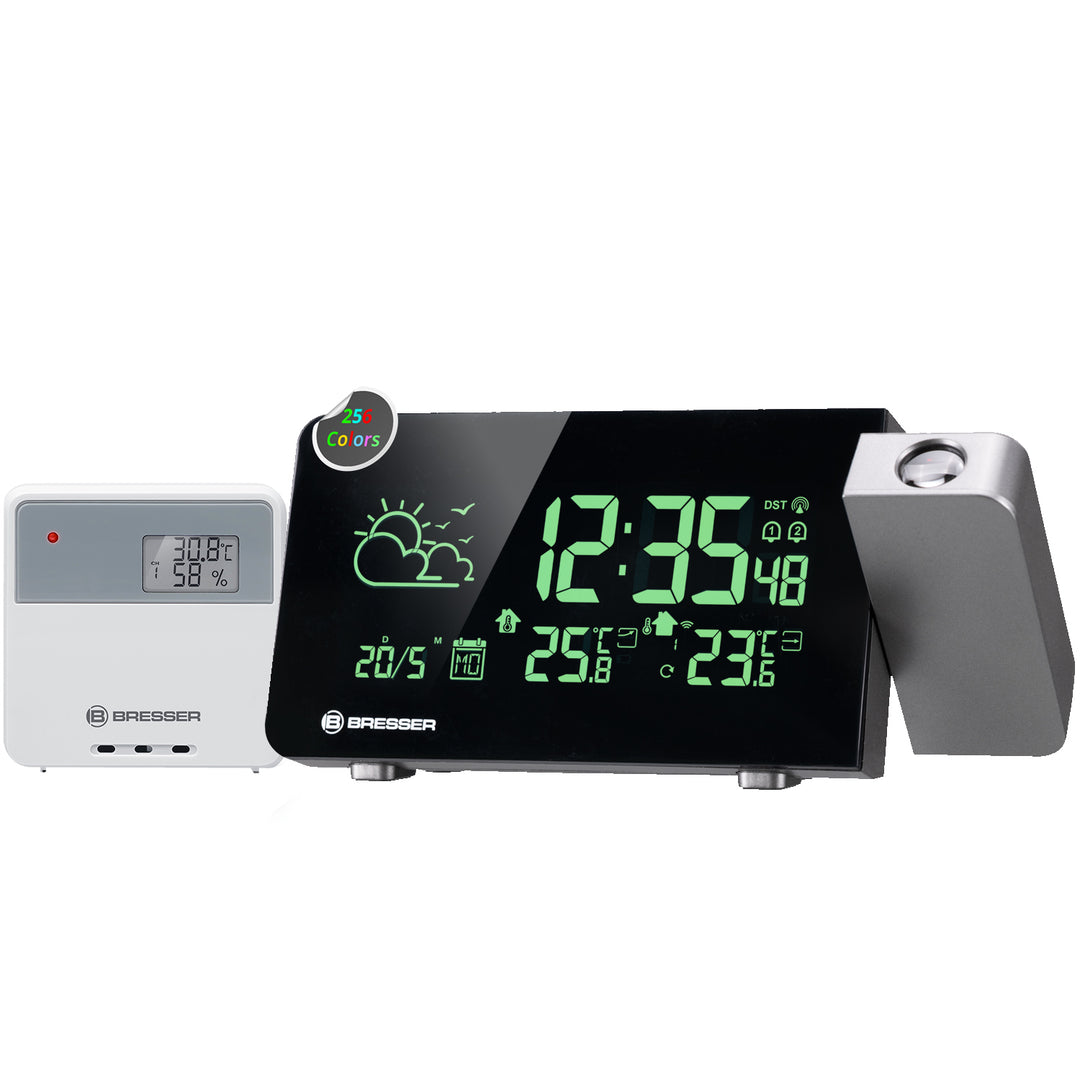 Bresser 15232 Projection Weather Station with Colour Change &amp; Thermo-Hygro Sensor