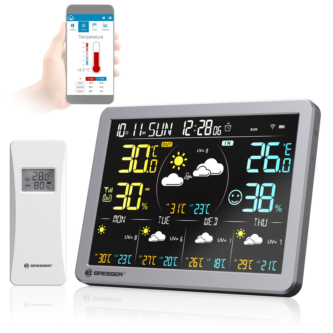 Bresser 15243 4CAST SG Smart Home Weather Station with Tuya App Control - Weather Shop