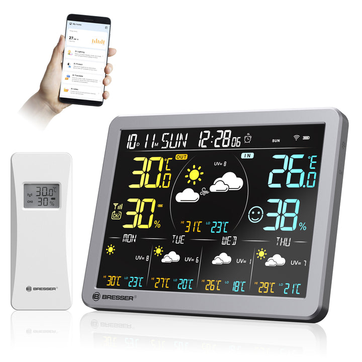 Bresser 15243 4CAST SG Smart Home Weather Station with Tuya App Control - Weather Shop