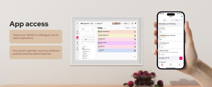 Bresser 16411 MeteoPix Touch 10.1 Digital Family Calendar with Photo Frame - Weather Shop