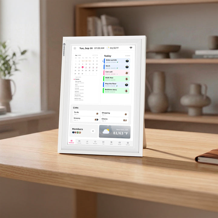 Bresser 16411 MeteoPix Touch 10.1 Digital Family Calendar with Photo Frame - Weather Shop