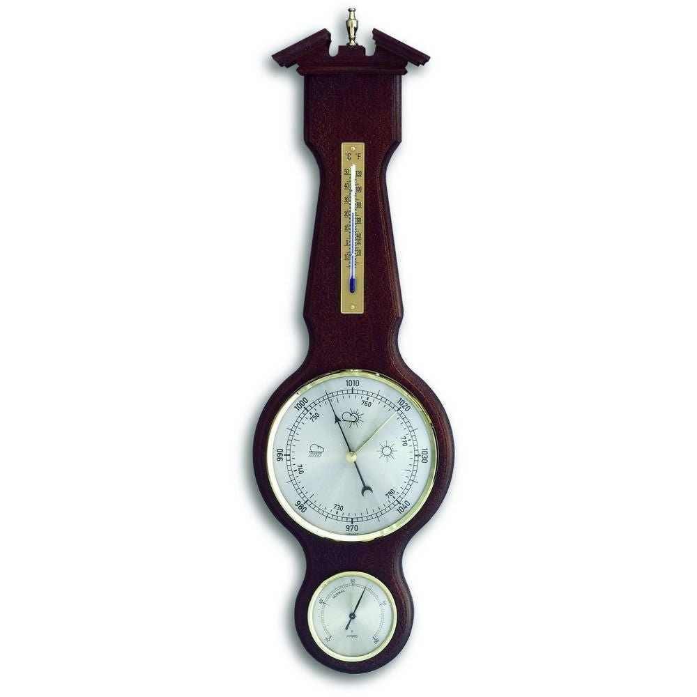 Walnut Banjo Barometer 50cm - dev-weathershop