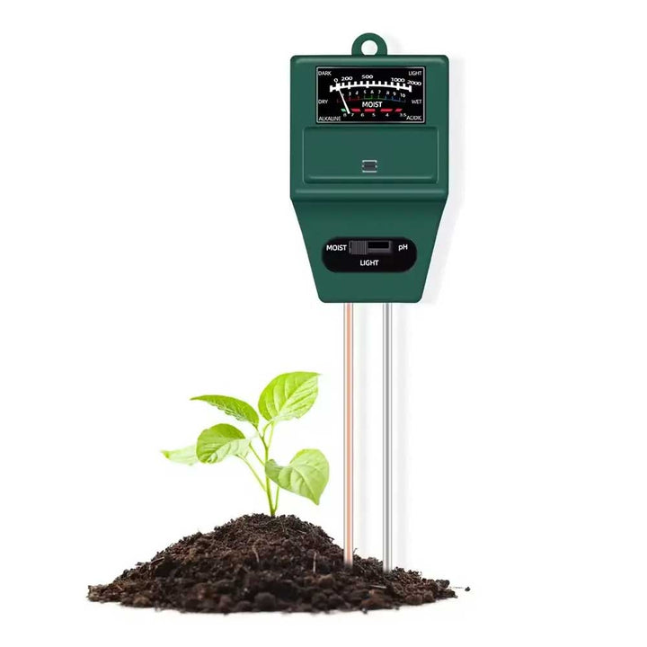 3-in-1 Soil Moisture, Light, and pH Meter - Monitor Plant Health Easily - dev-weathershop