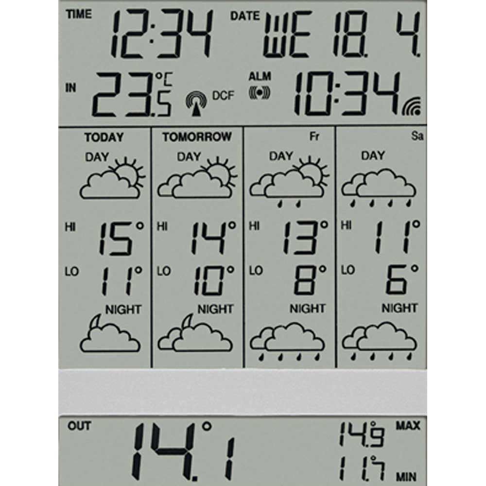 DISCONTINUED Technoline WM5012 Meteo Weather Centre 4 Day - dev-weathershop