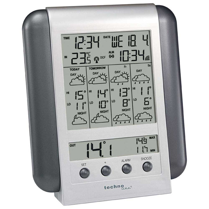 DISCONTINUED Technoline WM5012 Meteo Weather Centre 4 Day - dev-weathershop