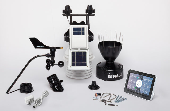 Davis Wireless Vantage Pro2 Plus with 24-Hr Fan Aspirated Radiation Shield and WeatherLink Console 6263UK - dev-weathershop