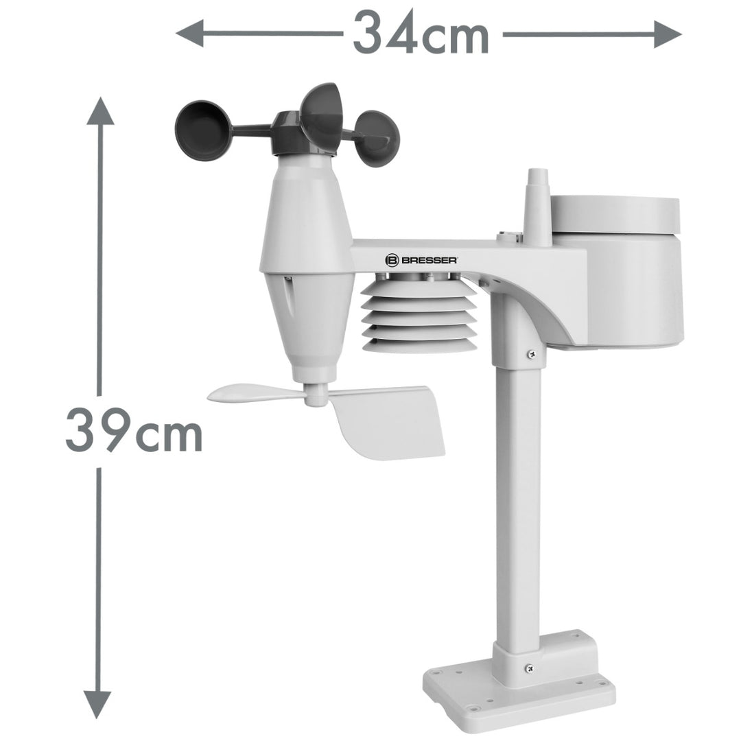 Bresser 7002510 5-in-1 Complete Weather Station with Programmable Weather Alerts - dev-weathershop