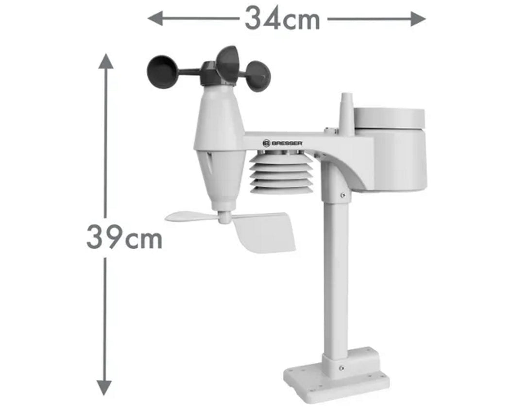 Bresser 5-in-1 Comfort Weather Station with Colour Display &amp; Weather Alerts - dev-weathershop