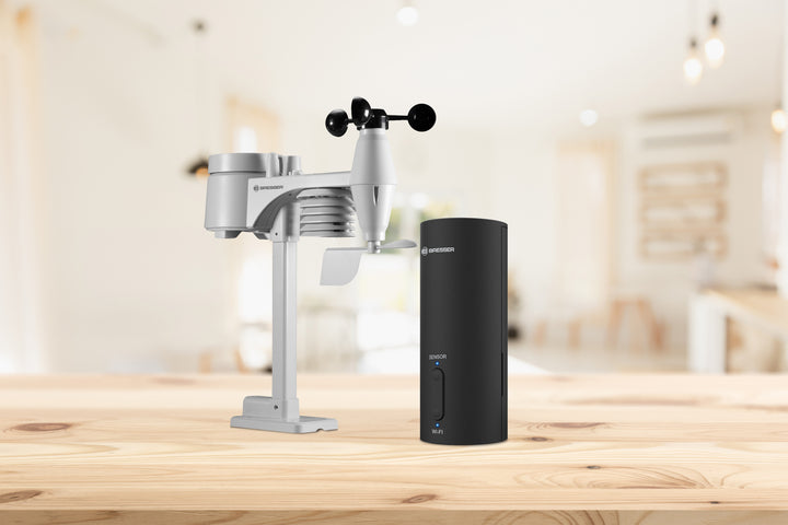 Bresser 7002620 El Nino Wi-Fi Gateway Weather Station with 7-in-1 Professional Sensor