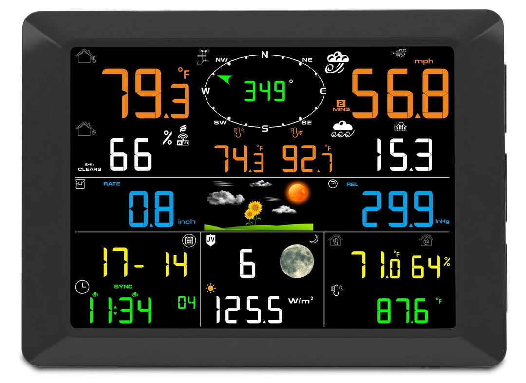 Bresser 15013 Terral 7-in-1 LoRa Weather Station with Wi-Fi &amp; 1.5km Range - Weather Shop