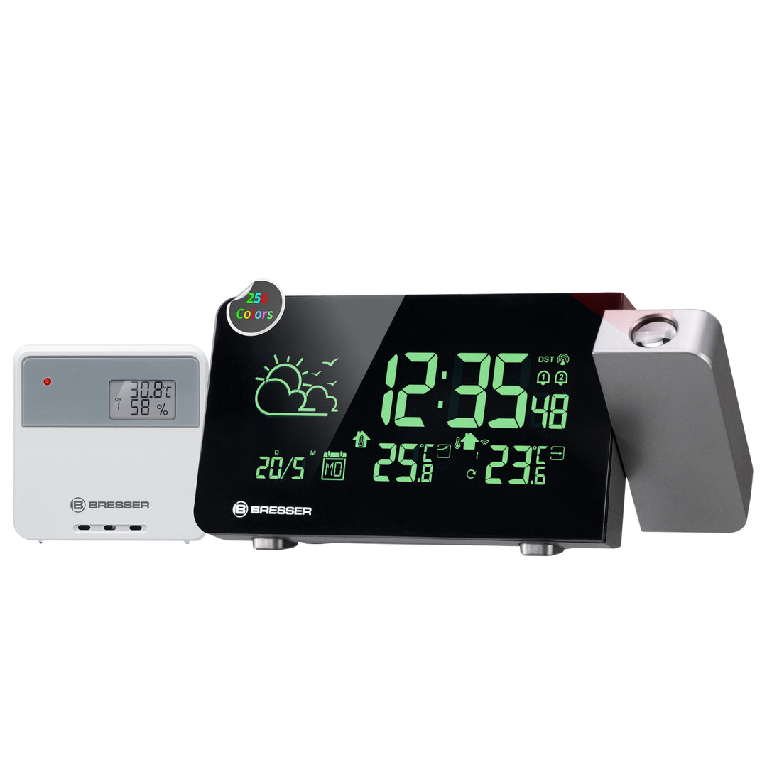 Bresser 15232 Projection Weather Station with Colour Change &amp; Thermo-Hygro Sensor