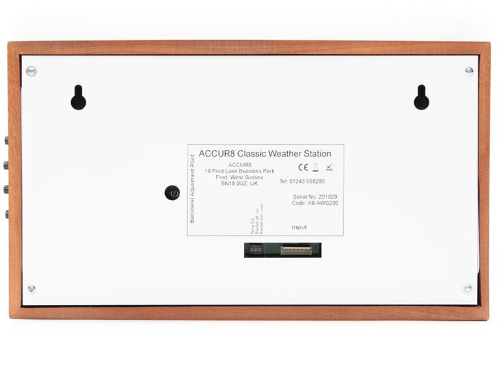 ACCUR8 Classic Analogue-Style Weather Station AWS200 - dev-weathershop