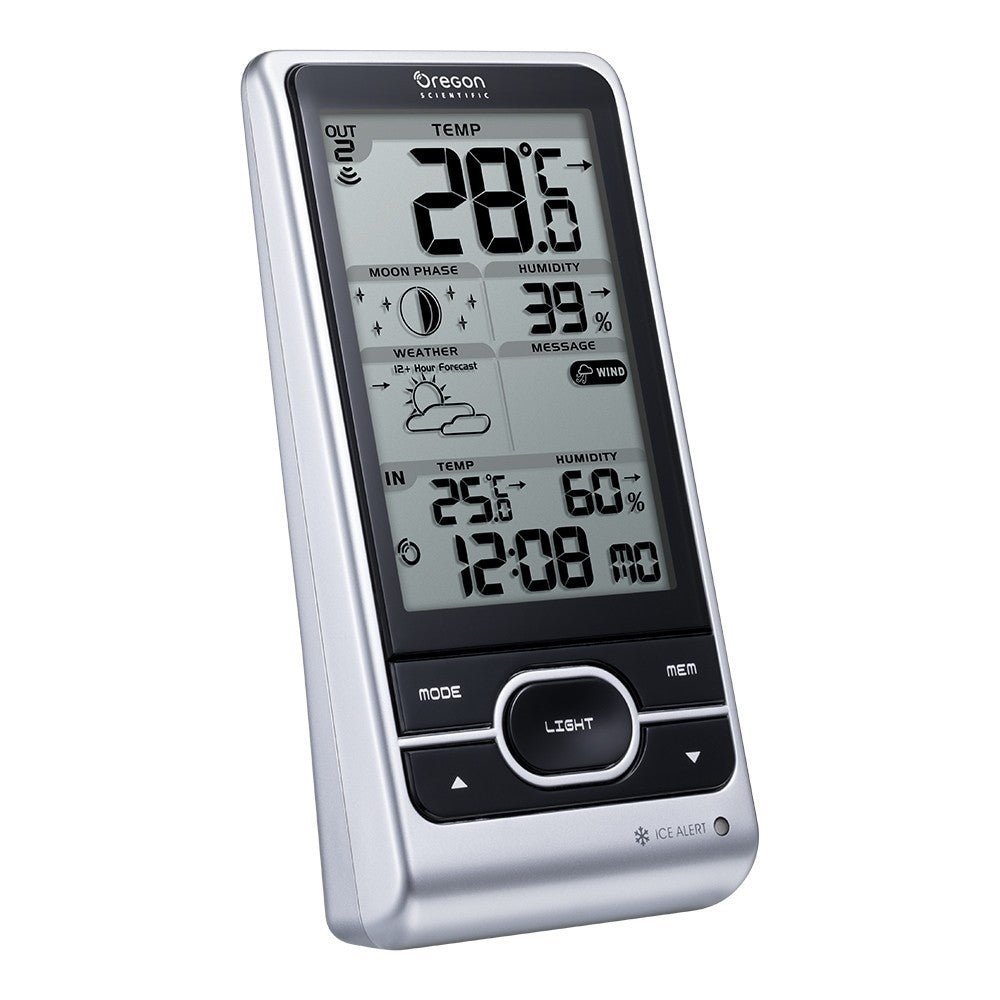 DISCONTINUED: Oregon Scientific BAR208HGX Wireless Weather Forecast Station incl Alerts for Weather &amp; Ice - Weather Shop