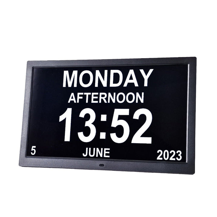 Extra-large Digital Clock with Day, Date, Alarms, Selectable Analogue/Digital Displays (15 inch) - dev-weathershop