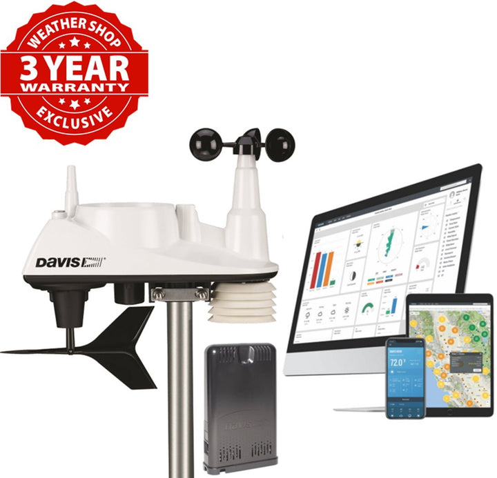 Davis Vantage Vue Sensors &amp; WeatherLink Live Bundle 6110 - Live Stream Your Weather Data - dev-weathershop
