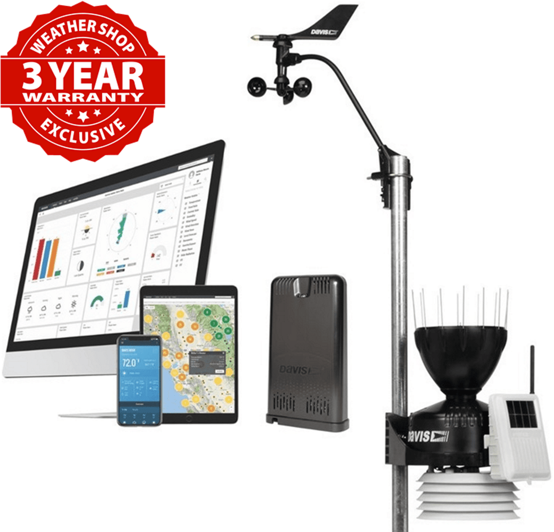 Davis Vantage Pro2 Wireless Sensor Suite & WeatherLink Live Bundle 6112 - dev-weathershop