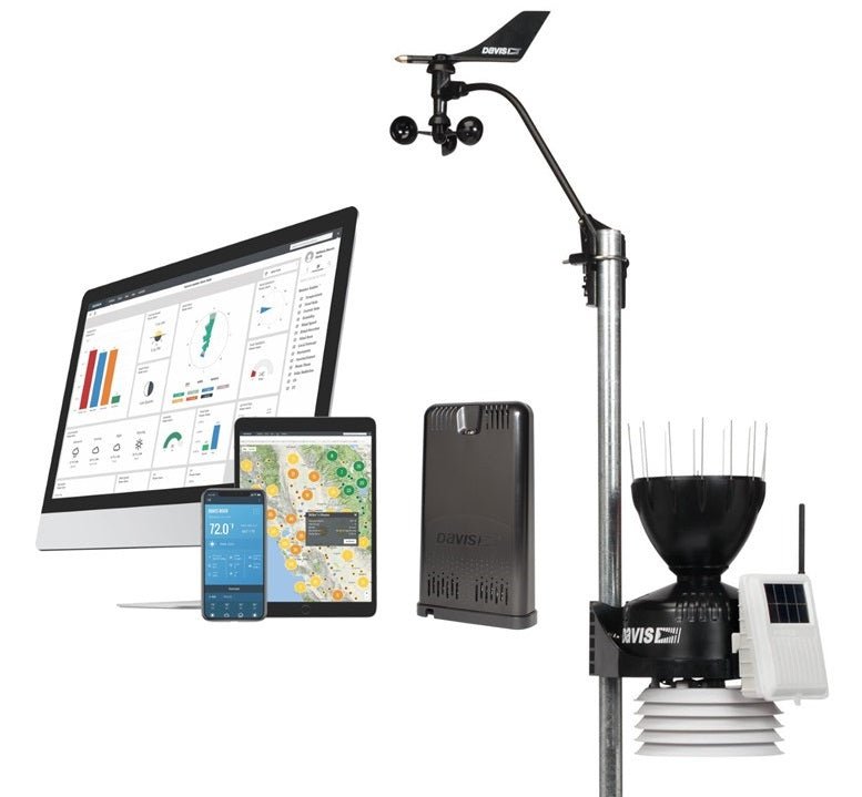 Davis Vantage Pro2 Wireless Sensor Suite &amp; WeatherLink Live Bundle 6112 - dev-weathershop