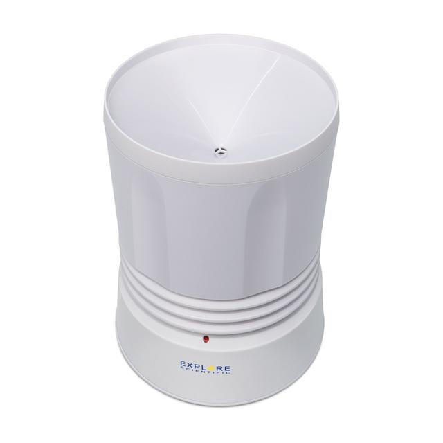 DISCONTINUED: Explore Scientific RGT1001 Wireless Rain Gauge with Outdoor Temperature &amp; Rain Alert - dev-weathershop