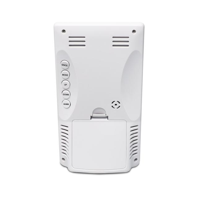 DISCONTINUED: Explore Scientific RGT1001 Wireless Rain Gauge with Outdoor Temperature &amp; Rain Alert - dev-weathershop
