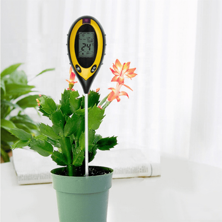4 in 1 Soil PH Tester Plant Humidity Light Measuring Instrument - Weather Shop