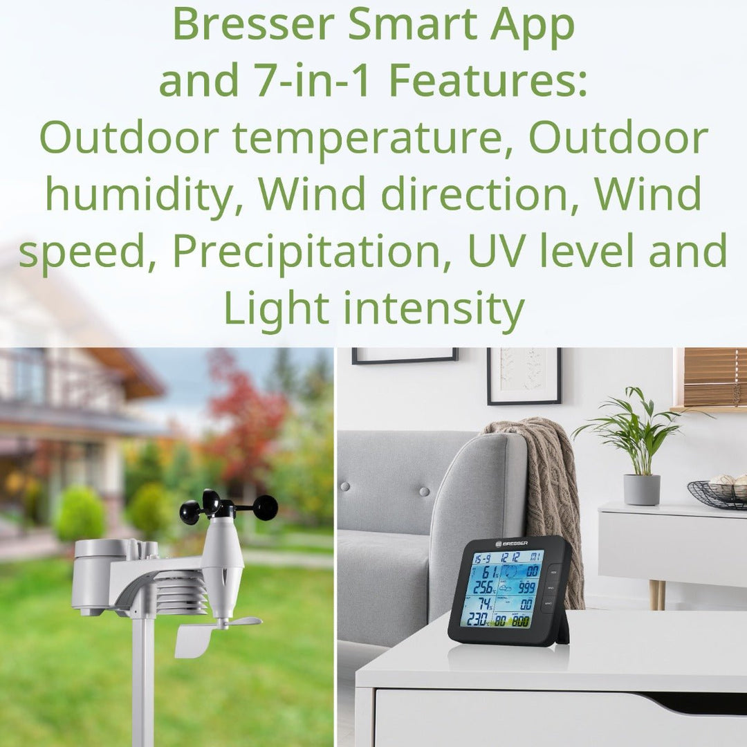 Bresser 7-in-1 ClimateConnect Tuya Weather Station 7003600CM3000 - dev-weathershop