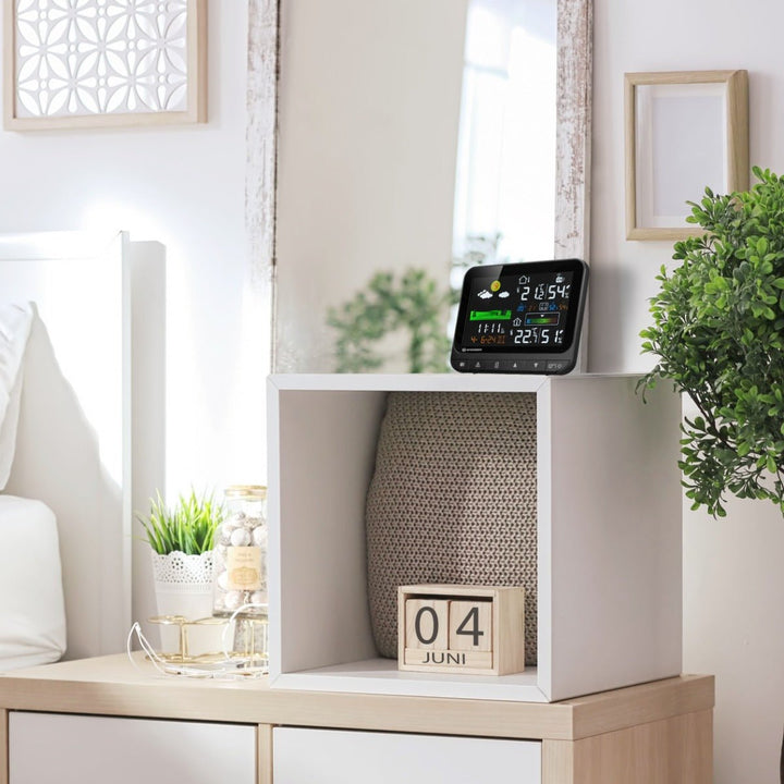 Bresser RC Weather Station Neomeo H with Indoor Comfort Indicator, Indoor/Outdoor Temp &amp; Humidity, Frost warning 7007350 - dev-weathershop