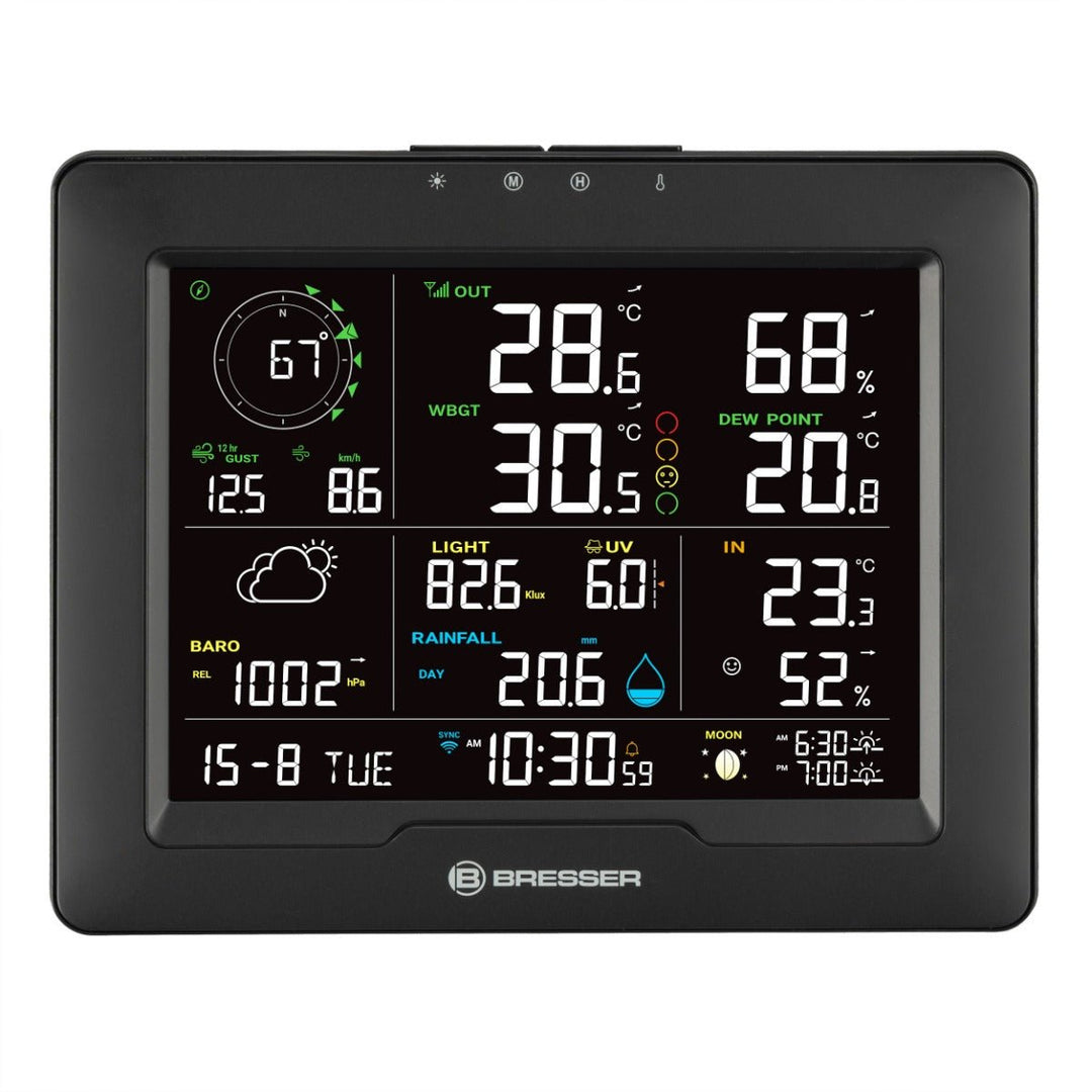 Bresser Sahara TB 8-in-1 WiFi Weather Station with Heat Stress Index 7003400 - dev-weathershop