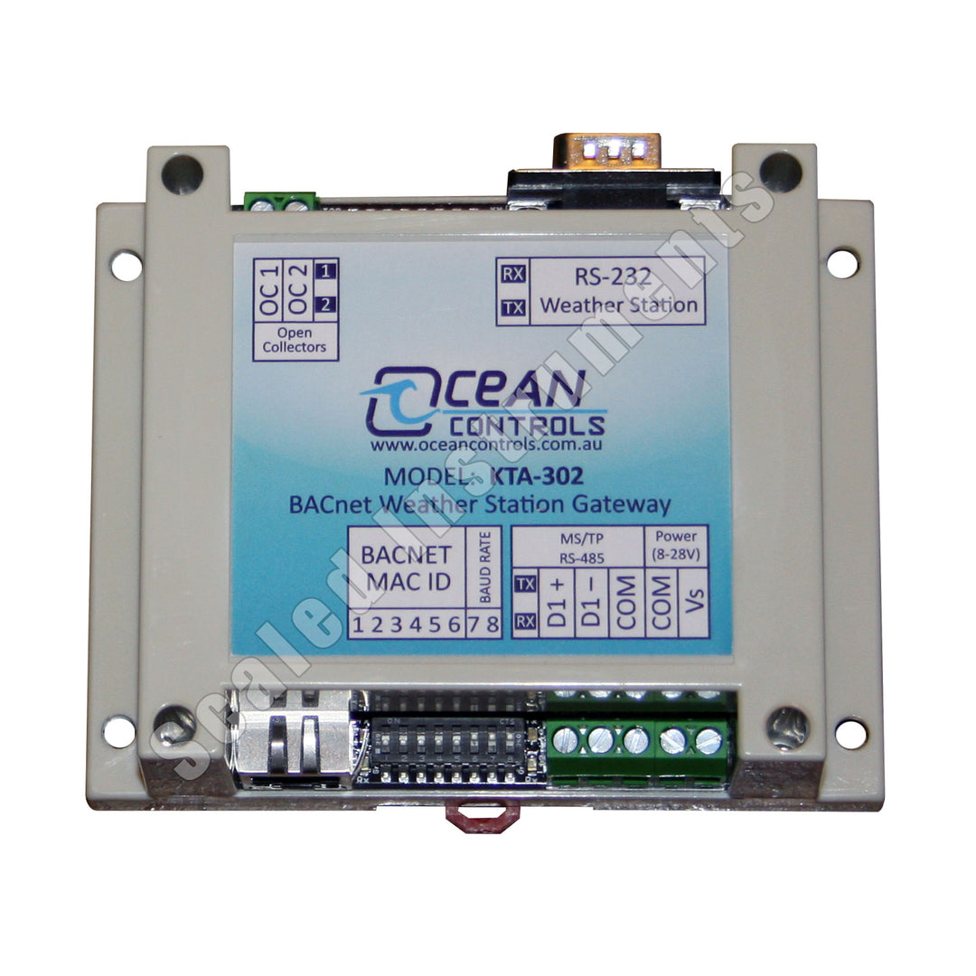 Ocean Controls KTA-302 BACnet MS/TP Weather Station Gateway - dev-weathershop