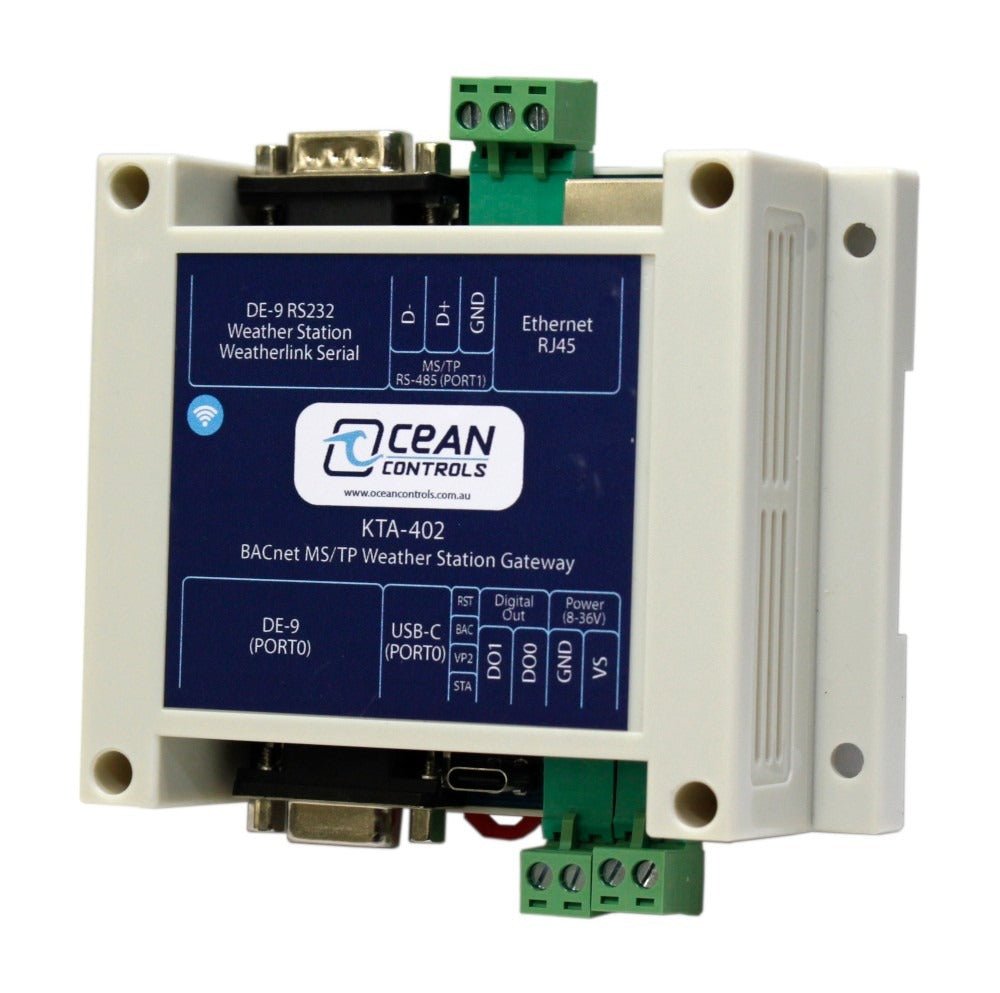 Ocean Controls KTA-402 BACnet MS/TP Weather Station Gateway For Davis Weather Stations - dev-weathershop