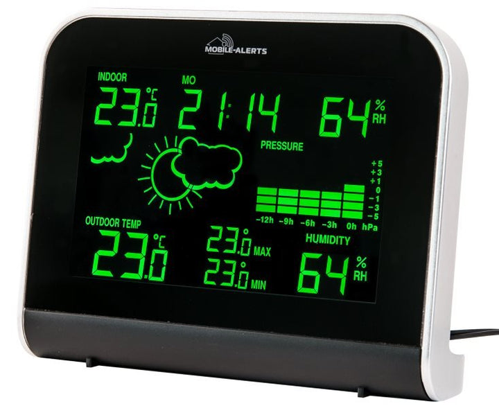 Mobile-Alerts MA10920 Weather Forecast Station - Optional Smartphone App - dev-weathershop