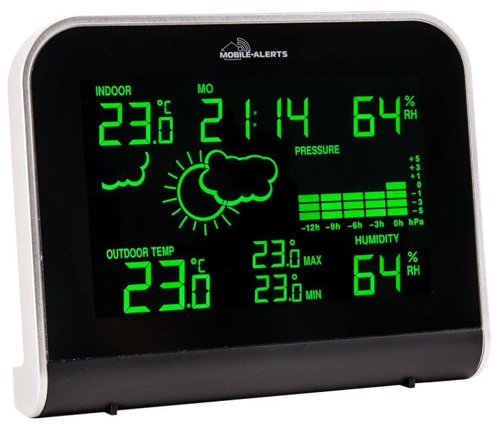 Mobile-Alerts MA10920 Weather Forecast Station - Optional Smartphone App - dev-weathershop