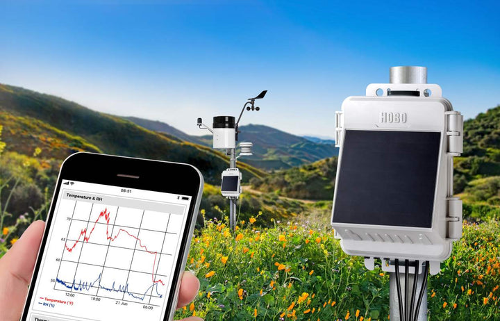HOBO RX2102 MicroRX Solar-Powered Cellular Web-enabled Monitoring Station (Wired Sensors) - dev-weathershop