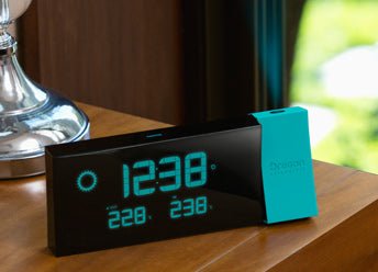 Discontinued - PRYSMA Projection Clock with Weather Forecast (Blue) - dev-weathershop
