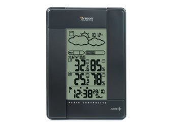 DISCONTINUED: Wireless Weather Station with Temperature/Humidity Display - Black - dev-weathershop