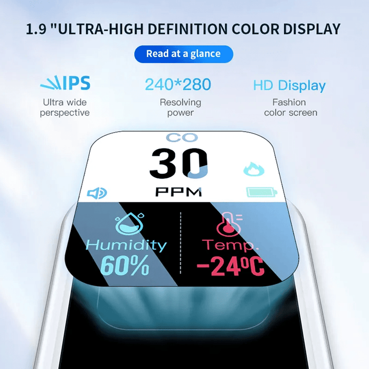 Portable CO2 Monitor: Your Personal Air Quality Checker - dev-weathershop