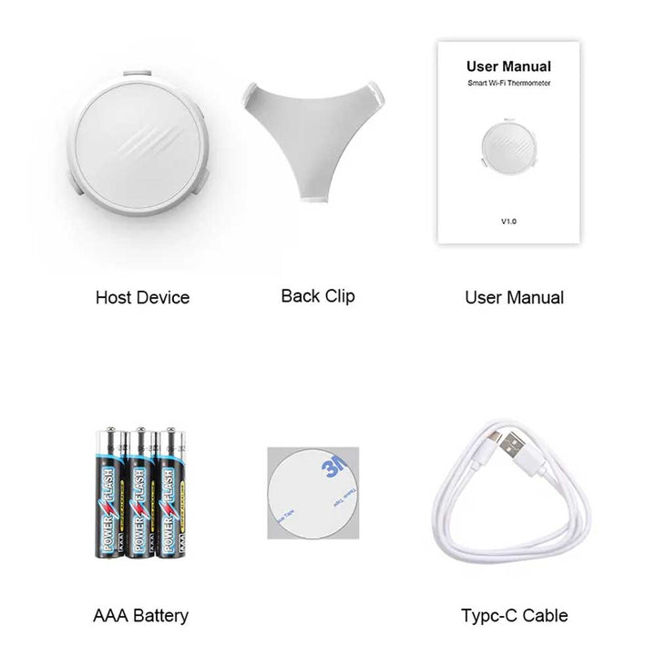 Smart Wi-Fi Temperature and Humidity Sensor: For Indoor Climate Monitoring - dev-weathershop