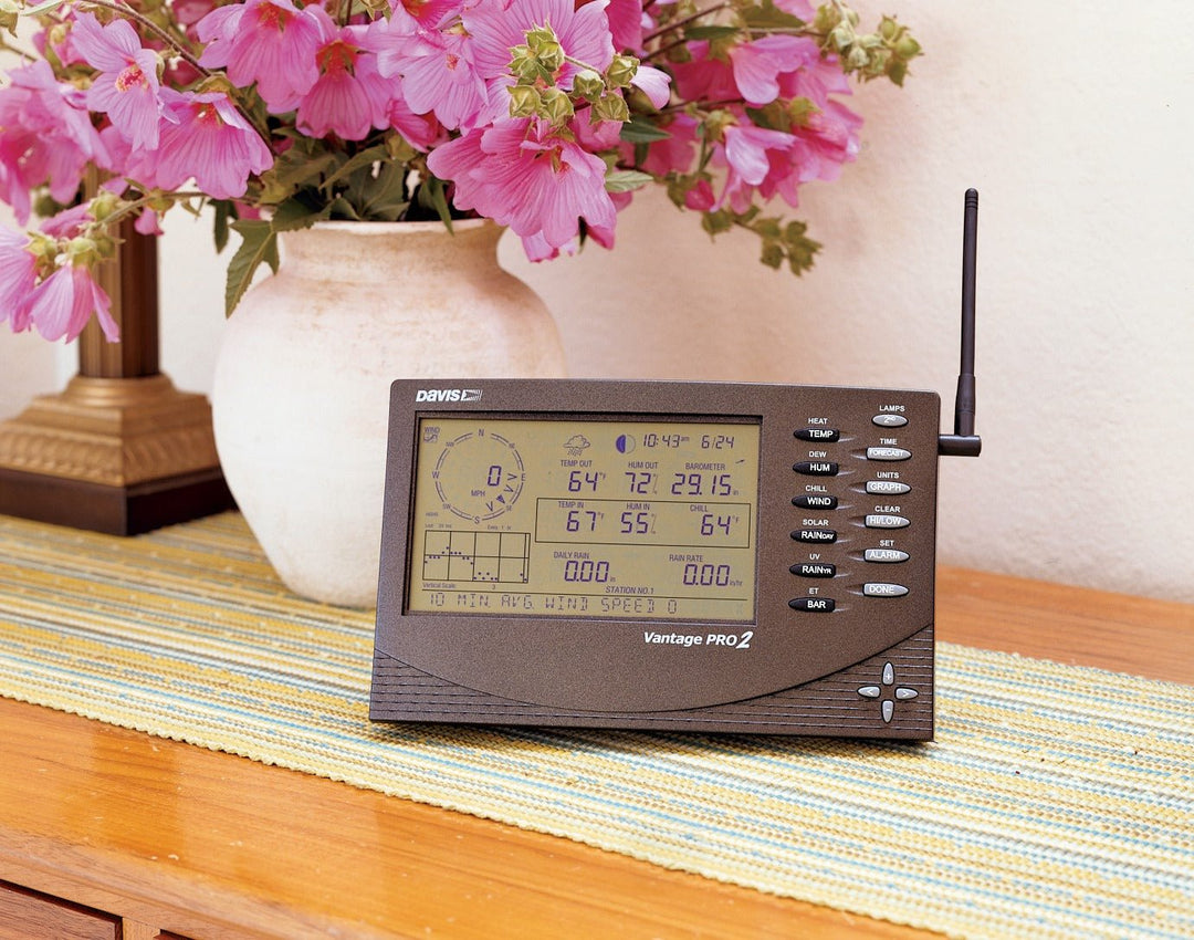 DISCONTINUED: Davis Vantage Pro2 Plus Wireless Weather Station 6163UK (includes UV &amp; Solar Radiation Sensors, 24-Hr Fan-Aspirated Radiation Shield) - Weather Shop