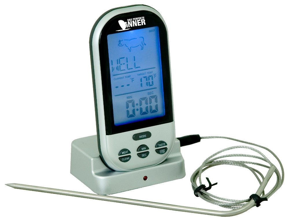 Technoline WS1050 Wireless Meat Thermometer – know when your roast is cooked! - Weather Shop